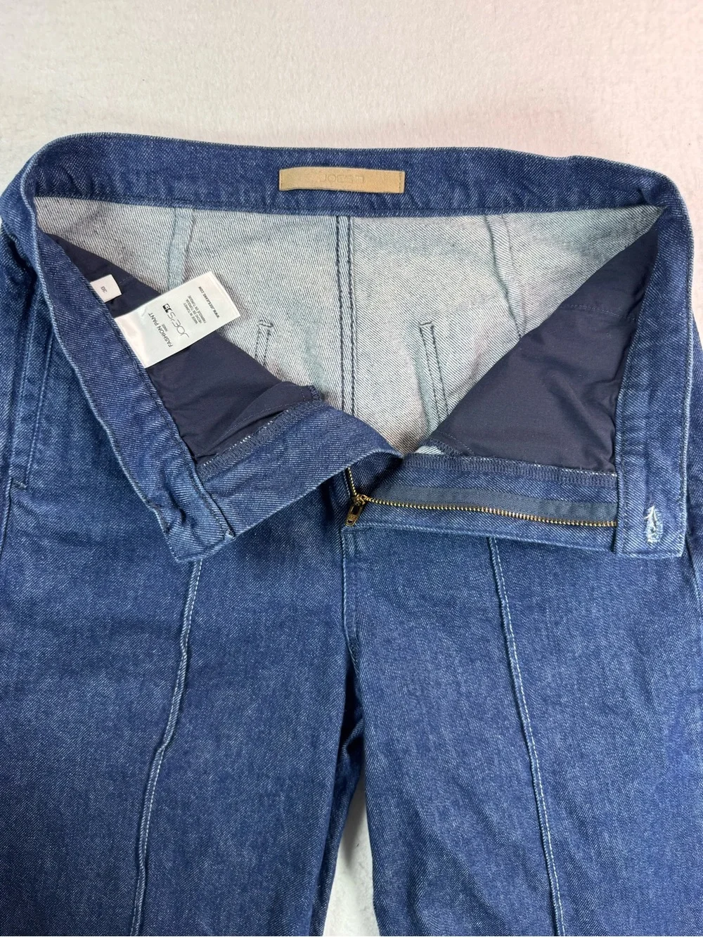 Joe’s Jeans Wide Leg Denim Trouser Pants Women’s 30 Dark Wash Cropped‎